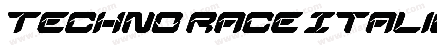 Techno Race Italic字体转换